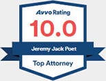 Avvo Rating 10.0 | Jeremy Jack Poet | Top Attorney